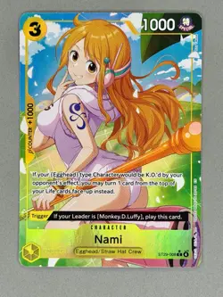 Nami (Alt Art) ST29-008 C Starter Deck (EGGHEAD) - ONE PIECE HOLO FOIL ENG SSP - Image 3