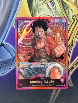 Monkey.D.Luffy Leader Foil Pre-Errata - One Piece TCG - ST01-001 - English - Image 1