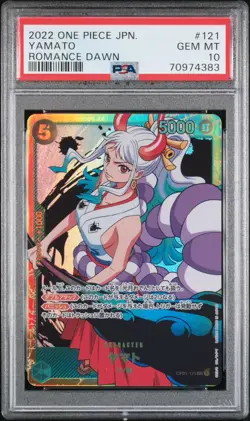 One Piece Japanese PSA 10 GEM MINT Yamato SEC OP01-121 - Image 1