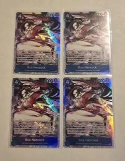 4x Playset ST17-004 Boa Hancock SR One Piece TCG ST17 Starter Deck English - Image 1