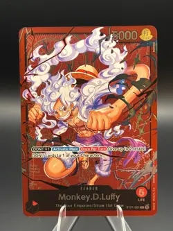 Monkey.D.Luffy ST21-001 Leader Alt Art Foil One Piece TCG NM - Image 1