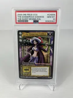 One Piece CCG The Quest Begins Queen Alvida CH006 Foil PSA 10 Pop 2 - Image 1