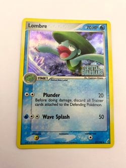 Pokemon Card - Reverse-Holo Lombre 37/100 EX Crystal Guardians *MP* Uncommon - Image 1