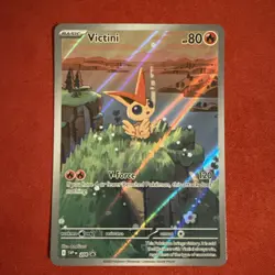 Pokemon TCG Victini SVP 208 Black Star Promo Card (Standard Size) - Image 1
