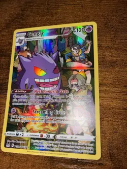 Pokemon Gengar TG06/TG30 120HP Ultra Rare Holo Full Art Lost Origin TCG Card - Image 2