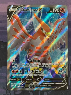 Talonflame V 168/185 Pokemon Vivid Voltage Rare Ultra Near Mint Card NM 1 - Image 1