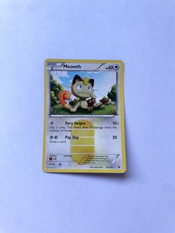 Pokemon Meowth Holo Secret Rare Black White Noble Victories Card 102/101 Pokemon - Image 1