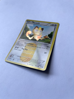 Pokemon Meowth Holo Secret Rare Black White Noble Victories Card 102/101 Pokemon - Image 3