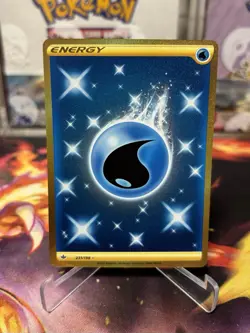 Water Energy Chilling Reign 231/198 Holo Secret Rare Gold Pokemon Card - Image 1