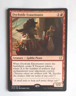 MTG English Dockside Extortionist NM Normal Commander 2019 - Image 1
