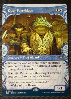 MTG Dour Port-Mage Showcase Regular Rare BLB Bloomburrow NM - Image 1