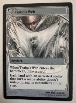 Tsabo's Web (Future Sight) #143 | Near Mint | Mystery Booster 2 MB2 | Magic MTG - Image 1