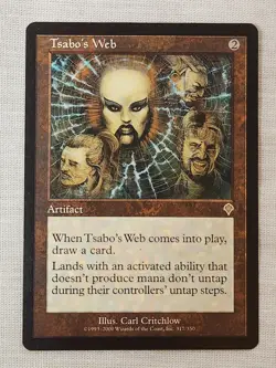 NM Tsabo's Web Invasion Mtg Magic the Gathering - Image 1