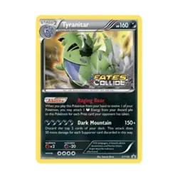 Pokemon XY Promos Tyranitar (Prerelease) (P) #XY130 (Holo) NM - Image 1