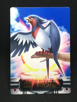 Swellow 3 - ZUKAN Pocket Monsters 2005 - Japanese Pokemon - Image 1