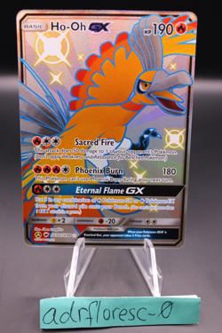 2019 Ho-Oh GX Hidden Fates SV50/SV94 Shiny Ultra Rare - NM Pokemon TCG - Image 1