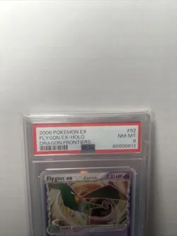 2006 POKEMON EX DRAGON FRONTIERS #92 FLYGON EX-HOLO PSA 8 - Image 2