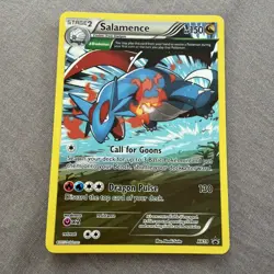Pokemon TCG Salamence Ancient Trait Cosmos Holo XY59 Black Star Promo - Image 1