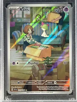 2023 Pokemon Scarlet & Violet SV01: Base Set ** RALTS ** 211/198 💎PSA 9 💎 - Image 2