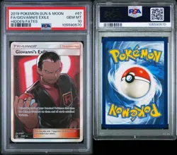 Pokemon TCG Giovanni’s Exile Psa 10 67/68 - Image 2