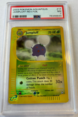 Jumpluff Reverse Holo Rare | Aquapolis 17/147 | PSA 7 | Pokemon TCG - Image 1