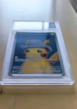 PIKACHU SVP 085 GREY FELT HAT POKEMON X VAN GOGH PSA 9 - Image 3