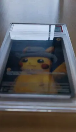 PIKACHU SVP 085 GREY FELT HAT POKEMON X VAN GOGH PSA 9 - Image 4