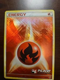 2011 Pokemon Call of Legends Holo Fire Energy 89/95 Play! Promo Very Nice Cond. - Image 1