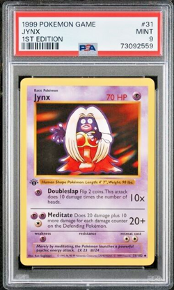 Pokemon PSA 9 Jynx #31 1ST Edition Base Set 1999 English - Image 2