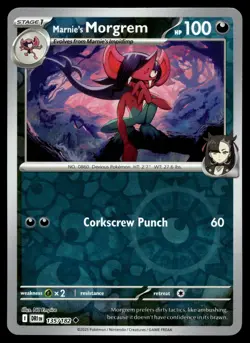 MARNIE'S MORGREM 135/182 UNCOMMON DESTINED RIVALS POKEMON - Image 1