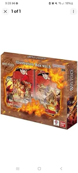 Bandai Trading Card One Piece Illustration Box Vol 5 IN HAND - Image 1