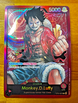 Monkey.D.Luffy - ST01-001 - Leader - Pre-Errata - Near Mint - One Piece TCG - Image 1