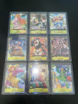 One Piece ST29 Starter Deck Lot of 9 Nami Nico Robin Luffy Alt Art (EGGHEAD) - Image 1