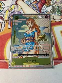 One Piece O-Nami OP06-101 CHAMPIONSHIP PACK CS 25-26 NM STAMPED See Photos! Engl - Image 1