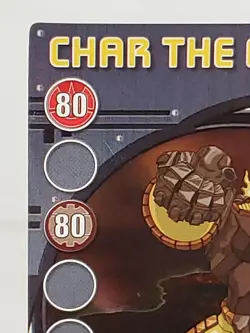 Bakugan Battle Brawlers Ability Card Blue Char the Earth 33/48i 2008 - Image 3