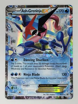 2016 Pokemon JUMBO/OVERSIZED Card ASH-GRENINJA EX XY133 PROMO - Image 2