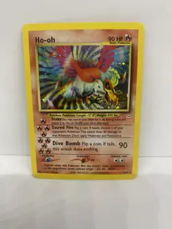 Pokemon TCG Cards Ho-oh 7/64 Neo Revelation Holo Rare WOTC - NM - Image 1
