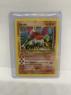 Pokemon TCG Cards Ho-oh 7/64 Neo Revelation Holo Rare WOTC - NM - Image 5
