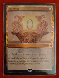 Sol Ring Masterpiece MTG Magic the Gathering Kaladesh Inventions Foil Card, Mint - Image 1