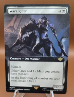 EXTENDED Warg Rider x1 MTG Lord of the Rings Magic Near Mint NM English - Image 1