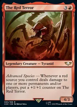 [1x] The Red Terror Near Mint, English Warhammer 40,000 Commander MTG Magic - Image 1