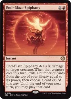 End-Blaze Epiphany 134 MTG NM - Lorwyn Eclipsed - Image 1
