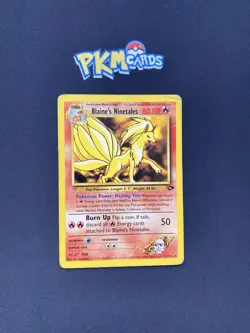 Pokemon TCG Blaine's Ninetales Gym Challenge 21/132 Regular Rare HP. - Image 1