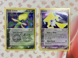 Pokemon TCG Lot Of 2 Dark Celebi (Unique Rev Holo) & Jirachi EX HIDDEN LEGENGS - Image 1