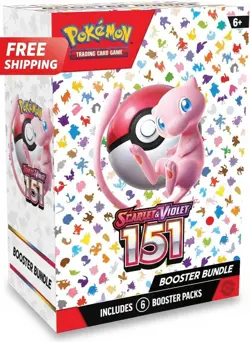 Pokemon TCG Scarlet & Violet 151 Booster Bundle Sealed New (6 pack) Free shiping - Image 2