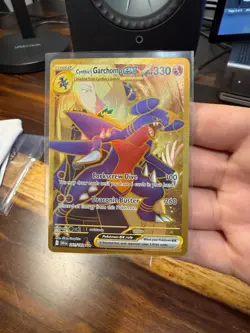 Pokemon Cynthia's Garchomp EX 241/182 Hyper Rare Holo SV10 Destined Rivals - Image 1
