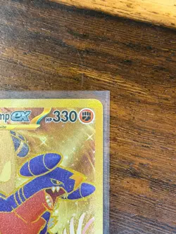 Pokemon Cynthia's Garchomp EX 241/182 Hyper Rare Holo SV10 Destined Rivals - Image 3