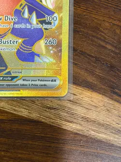 Pokemon Cynthia's Garchomp EX 241/182 Hyper Rare Holo SV10 Destined Rivals - Image 4