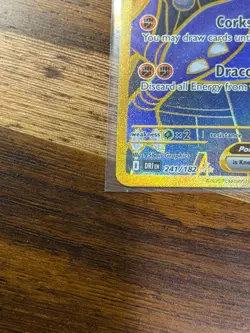 Pokemon Cynthia's Garchomp EX 241/182 Hyper Rare Holo SV10 Destined Rivals - Image 5
