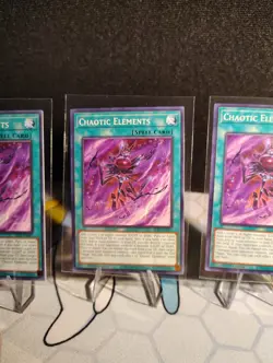 Yugioh! 3x Chaotic Elements ALIN-EN067 Common 1st Ed NM - Image 3